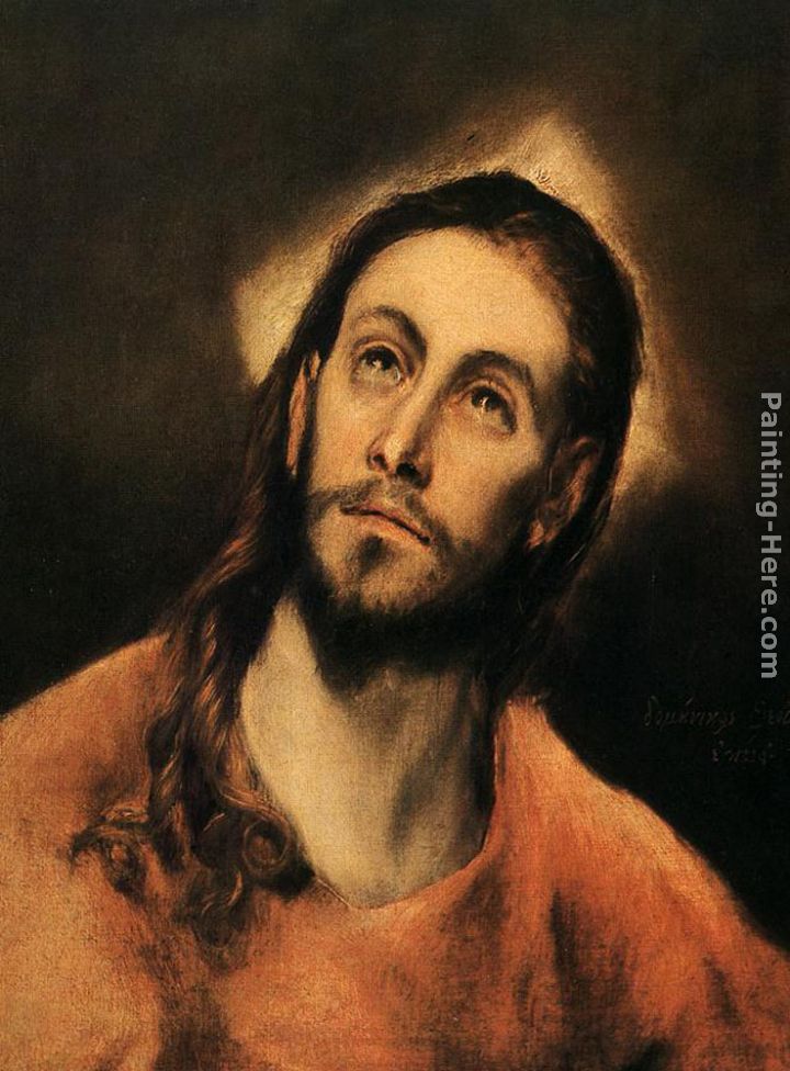Christ painting - El Greco Christ art painting